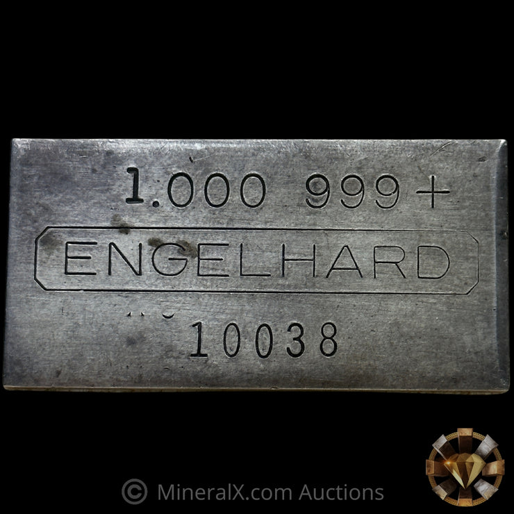 1oz Engelhard Extruded Vintage Silver Bar