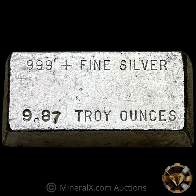 9.87oz Hallmark Precious Metals HPM Seattle Vintage Silver Bar – MineralX