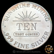 10oz Sunshine Mining Vintage Silver Round