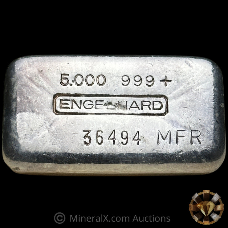 5oz Engelhard MFR Vintage Silver Bar