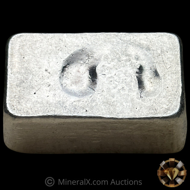 Triangle Hallmark 3oz Foster Deak Perera Triangle Hallmark Vintage Silver Bar – MineralX