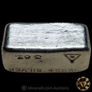 3oz Foster Deak Perera Triangle Hallmark Vintage Silver Bar