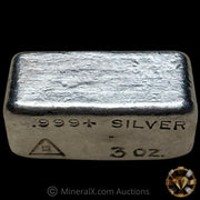 3oz Foster Deak Perera Triangle Hallmark Vintage Silver Bar