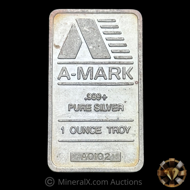 1oz AMARK Vintage Silver Art Bar