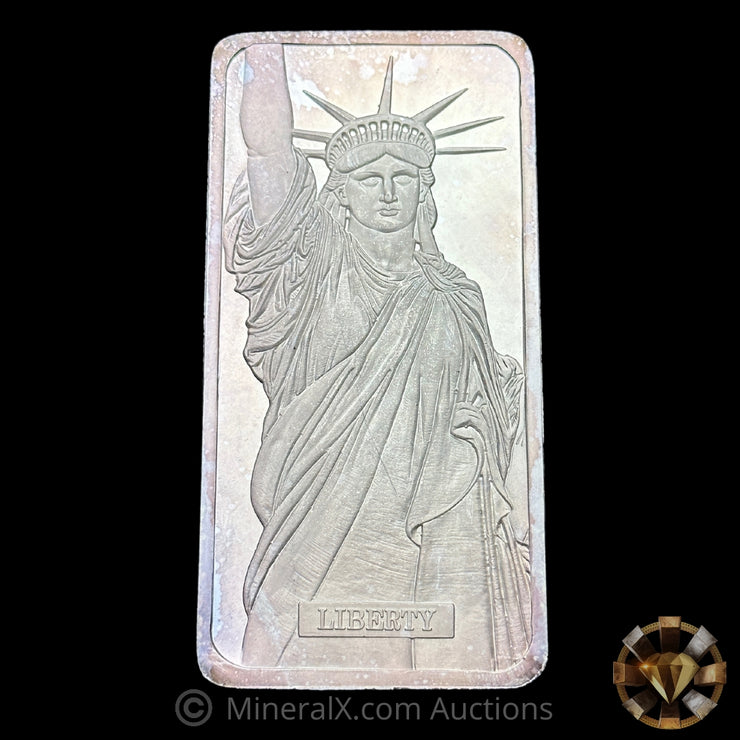 10oz Johnson Matthey JM MTB Bank Liberty Vintage Silver Bar