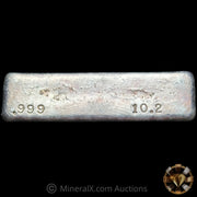 10.2oz No Hallmark Vintage Silver Bar