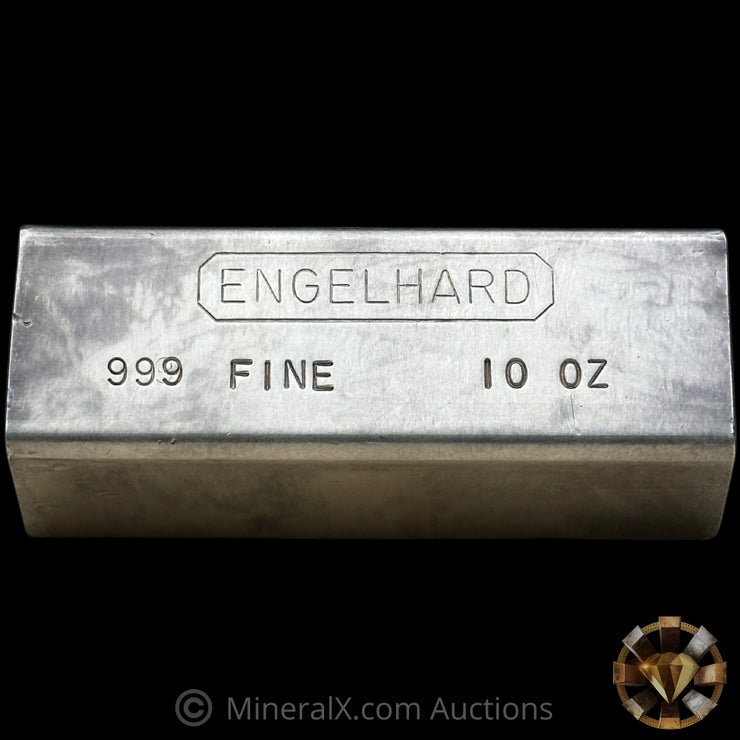 10oz Engelhard "Full Hallmark" Vintage Extruded Silver Bar