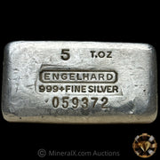 5oz Engelhard "t.oz" 7th Series Vintage Silver Bar