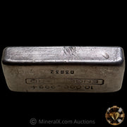 10oz Engelhard 3rd Series Leading 0 Serial Vintage Silver Bar