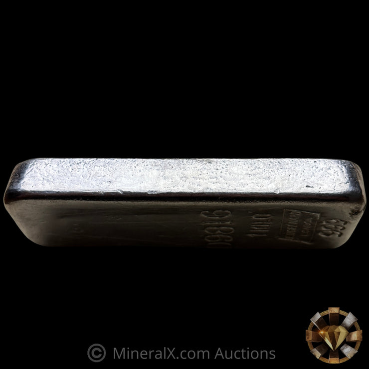 Kilo Engelhard London Rare D Prefix Serial Vintage Silver Bar