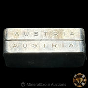 x2 100g Osterreich Austria Vintage Silver Bars