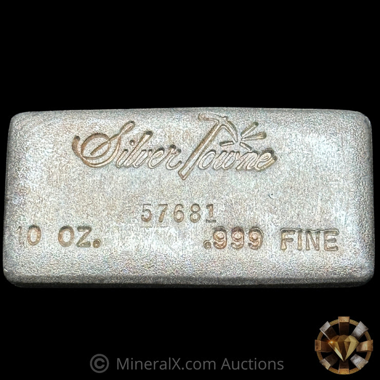 10oz Silvertowne Gridback Vintage Silver Bar