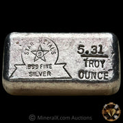 5.31oz Star Metals Vintage Silver Bar