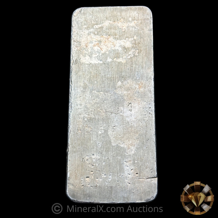 Kilo Engelhard London Vintage Silver Bar with Mocatta & Goldsmid Bullion Brokers LTD London Counterstamp