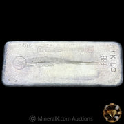 Kilo The Perth Mint Australia 1st Series Vintage Silver Bar with Low Serial