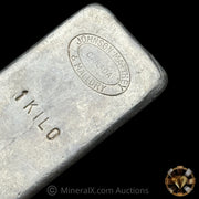 Kilo Johnson Matthey Mallory Canada JMM "Left Side 999" Variety Vintage Silver Bar