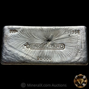 20oz Engelhard Bull Logo Vintage Silver Bar