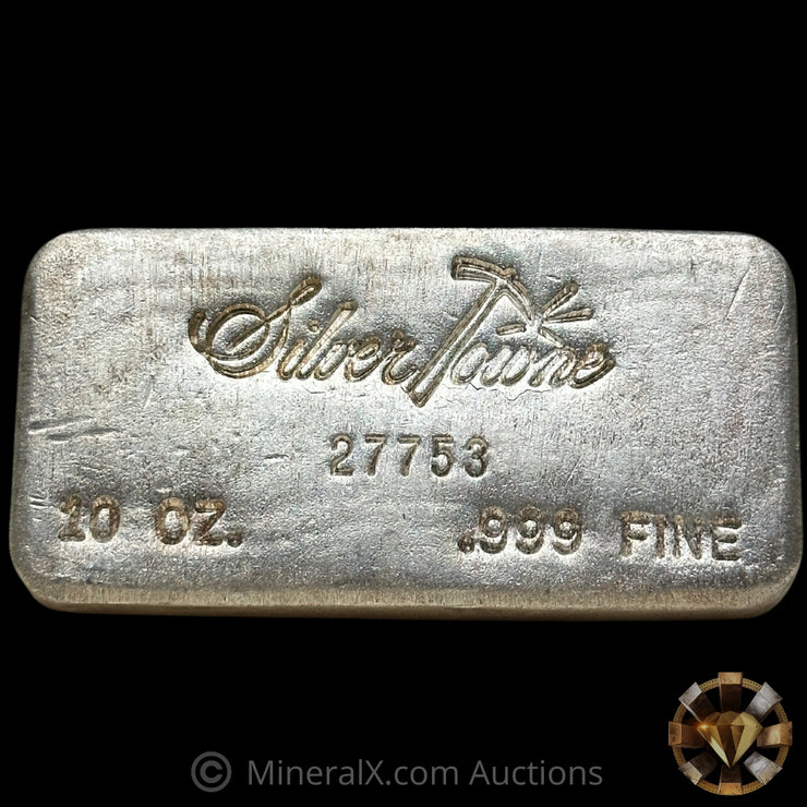 10oz Silvertowne Gridback Vintage Silver Bar