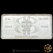 3oz Foster Baker Boyer Bank Vintage Silver Bar