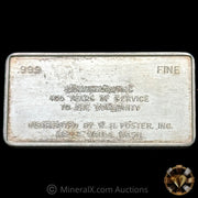 3oz Foster Baker Boyer Bank Vintage Silver Bar