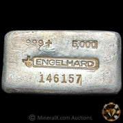 5oz Engelhard Bull Logo Vintage Silver Bar