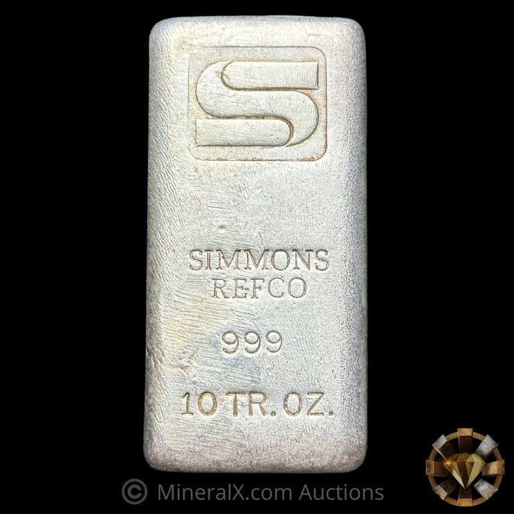 10oz Simmons Refco Vintage Silver Bar