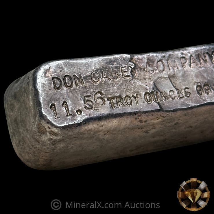 11.56oz Don Casey Company INC Vintage Silver Bar