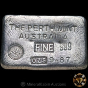 9.87oz The Perth Mint Australia Vintage Silver Bar