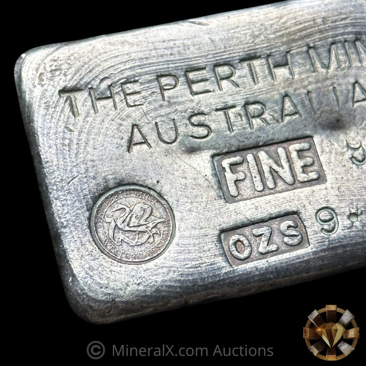 9.87oz The Perth Mint Australia Vintage Silver Bar