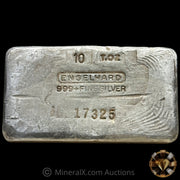 10oz Engelhard "t.oz" 5th Series Vintage Silver Bar