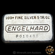 5oz Engelhard P Loaf Vintage Silver Bar