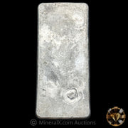 20oz Johnson Matthey JM Left Side F Serial Vintage Silver Bar