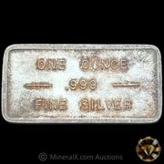 1oz Bache Vintage Silver Art Bar