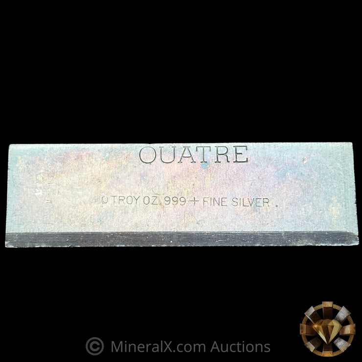 10oz Quatre Vintage Extruded Silver Bar