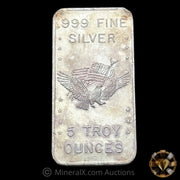 5oz 1981 US Assay Office San Francisco Stockpile Vintage Silver Bar