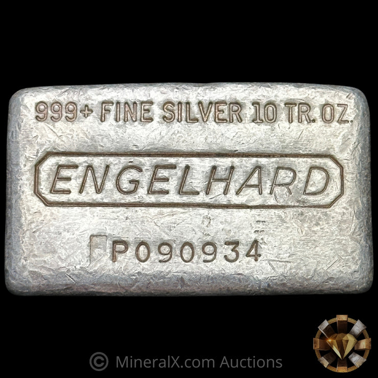 10oz Engelhard Waffleback Vintage Silver Bar