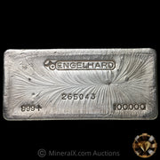 100oz Engelhard Bull Logo Vintage Silver Bar