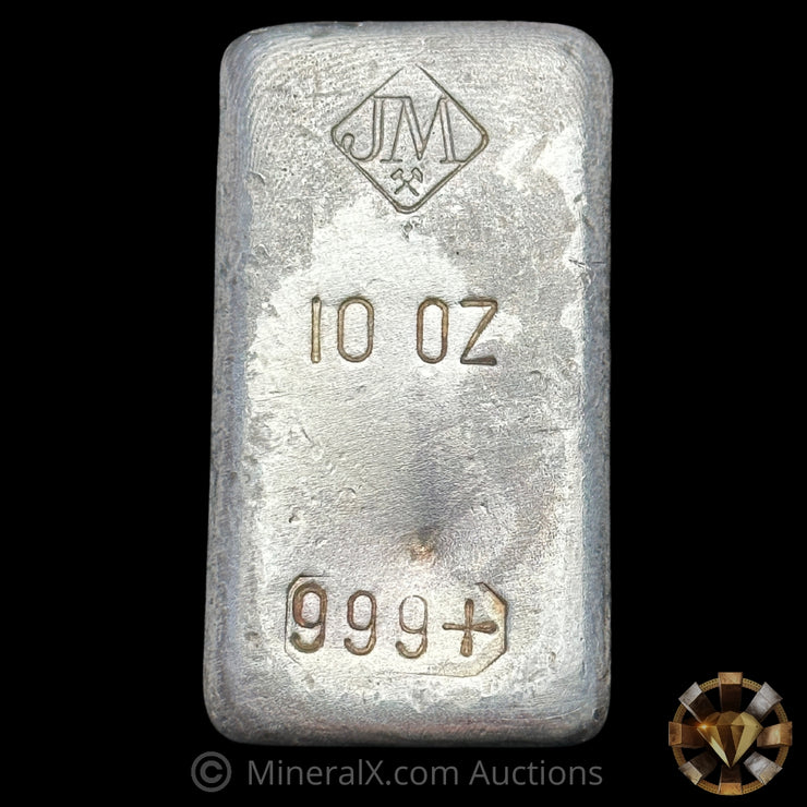 10oz Johnson Matthey JM Vintage Silver Bar