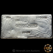 20oz Engelhard Bull Logo Vintage Silver Bar