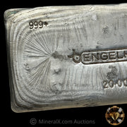 20oz Engelhard Bull Logo Vintage Silver Bar