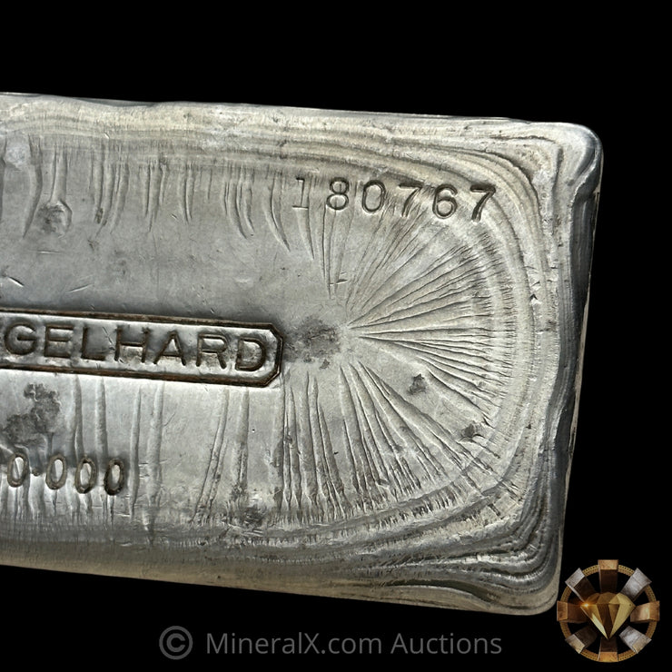 20oz Engelhard Bull Logo Vintage Silver Bar