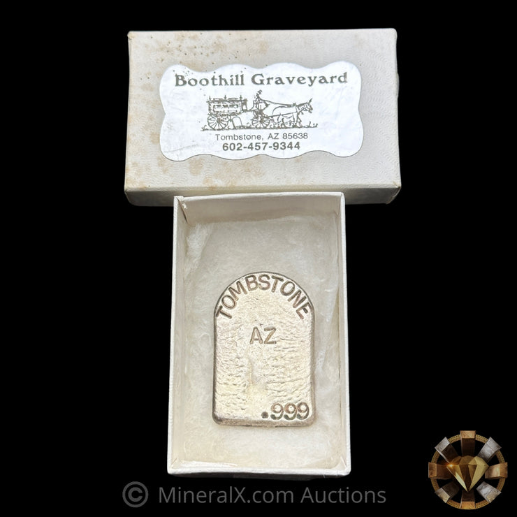 1oz Tombstone AZ Vintage Silver Bar