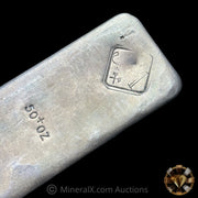 50oz Johnson Matthey JM C Series Vintage Silver Bar