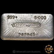 5oz Engelhard Bull Logo Vintage Silver Bar