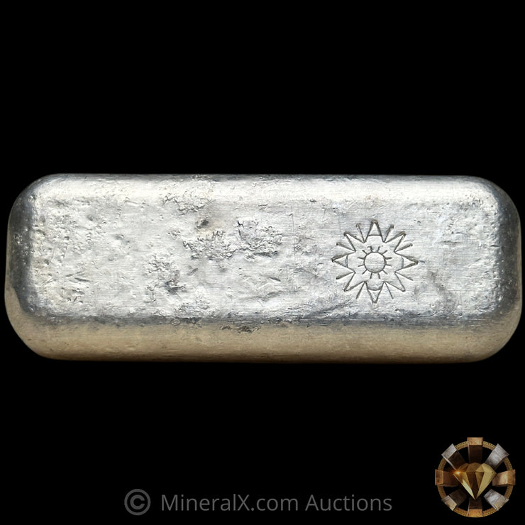 9.46oz Alexander Westerfall AW Aztec Sun Vintage Silver Bar