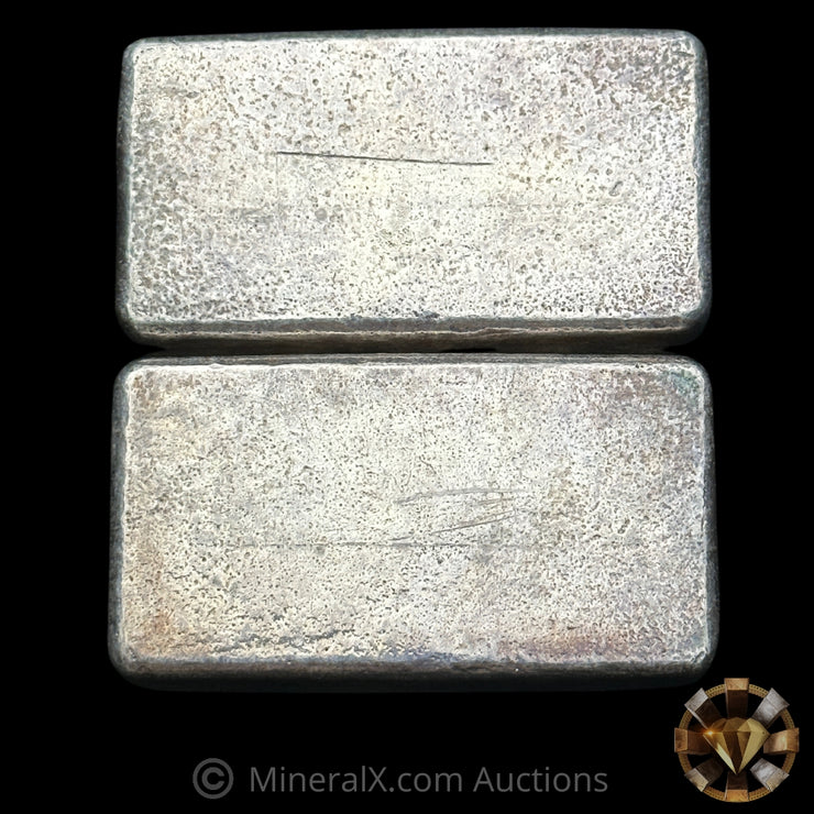 x2 5oz Engelhard Sequential Vintage Silver Bars