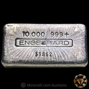 10oz Engelhard 5 Digit Vintage Silver Bar with 1976 Engraving on Reverse