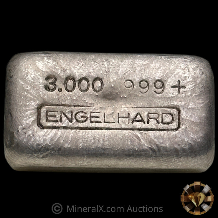 3oz Engelhard 5th Series "Absent Serial" Vintage Silver Bar