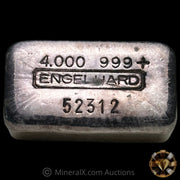 4oz Engelhard "5 Leading / 5 Digit Serial" Vintage Silver Bar