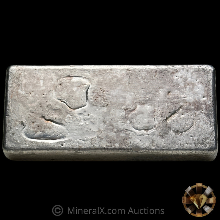 1000g (Kilo) Harrington Metallurgy Ltd Australia Vintage Silver Bar with DCL Counterstamp